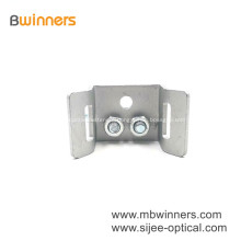 Galvanized Steel FTTH Cable Base Plate Pole Bracket